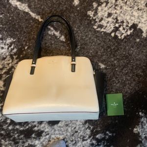 Kate Spade black and ivory bag